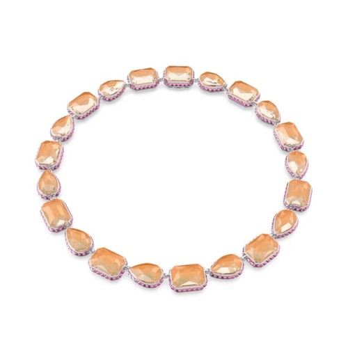 Swarovski Ladies Multicolored reversible Orbita Mixed Cuts Crystal Necklace - Picture 6 of 10