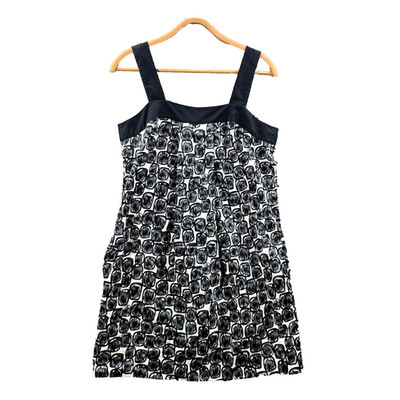 Marcs Womens Shift Dress Size 8 Black White Sleeveless Square Neck