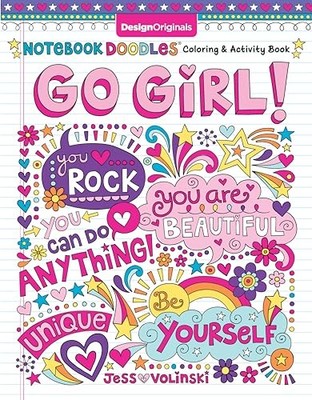 NOTEBOOK DOODLES GO GIRL by Jess Volinski Paperback Self Help Business
