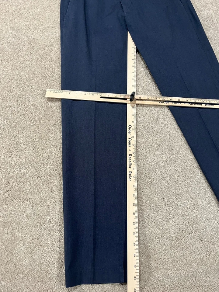 Брюки мужские Bonobos 32x32 синие приталенные платье брюки брюки плоский перед - Изображение 2 из 4