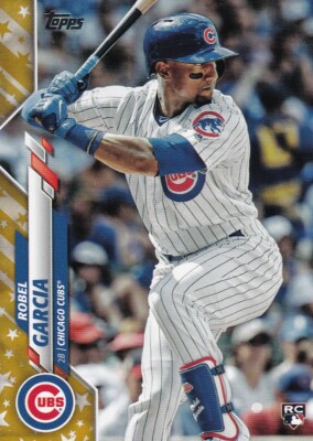 2020 TOPPS GOLD STARS PARALLELS RC ROBEL GARCIA CHICAGO CUBS ROOKIE B5555