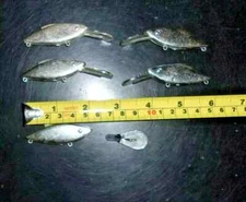 Bill Lewis mini Diving Rat-L-Trap Divin Lipless Crankbait Fishing Lure Lot of 5