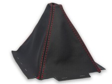 POUR HONDA CRX DEL SOL 1992-1997 CUIR SOUFFLET LEVIER DE VITESSE COUTURES ROUGE