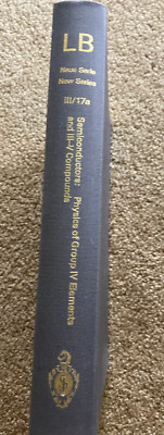Landolt-Bornstein Numerical Data & Functional Relationships in Science & Tech 17