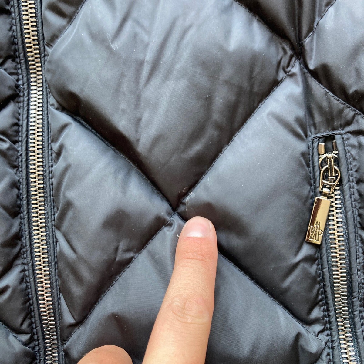 Moncler Black Vouglans Giubbotto Quilted Down Jacket size 3 Moncler Black Vouglans Giubbotto Quilted Down Jacket size 3