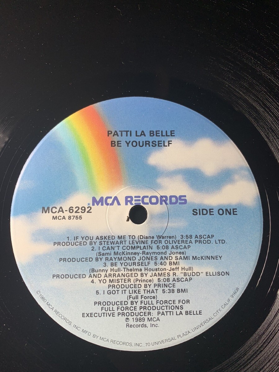 VINTAGE 1989 Patti LaBelle ‎– Be Yourself Vinyl Record MCA