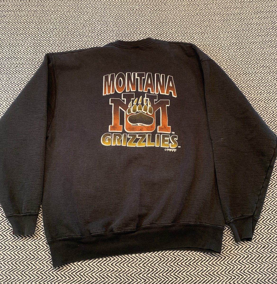 Vintage 1993 University Montana Grizzlies / Washington Cougars Crewneck -XL READ View 2