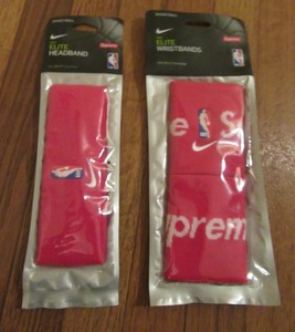 Supreme Nike NBA Headband & Wristbands Red SS19 Supreme New York Brand New 2019 | eBay