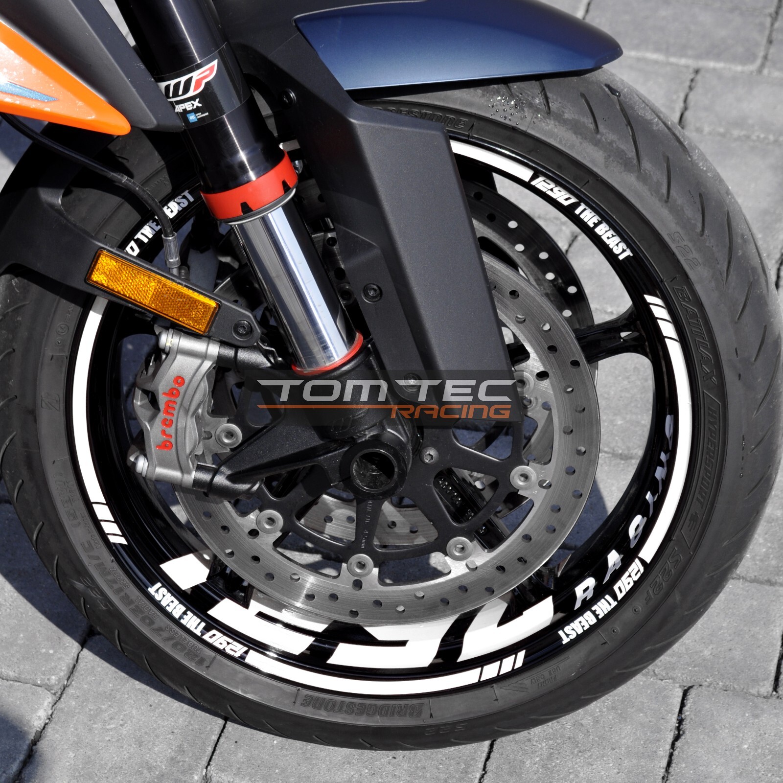 Autocollant de Jante KTM Super Duke 1290 SD R Sdr Gt Texte Ducati