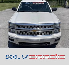 Windshield Decal Banner Sticker Fits Chevrolet Chevy Silverado American Flag Usa Windshield Decal Banner Sticker Fits Chevrolet Chevy Silverado American Flag Usa