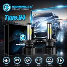 6 Sides 9003 H4 LED Headlight Kit Bulbs for Toyota FJ Cruiser 2007-2014 White