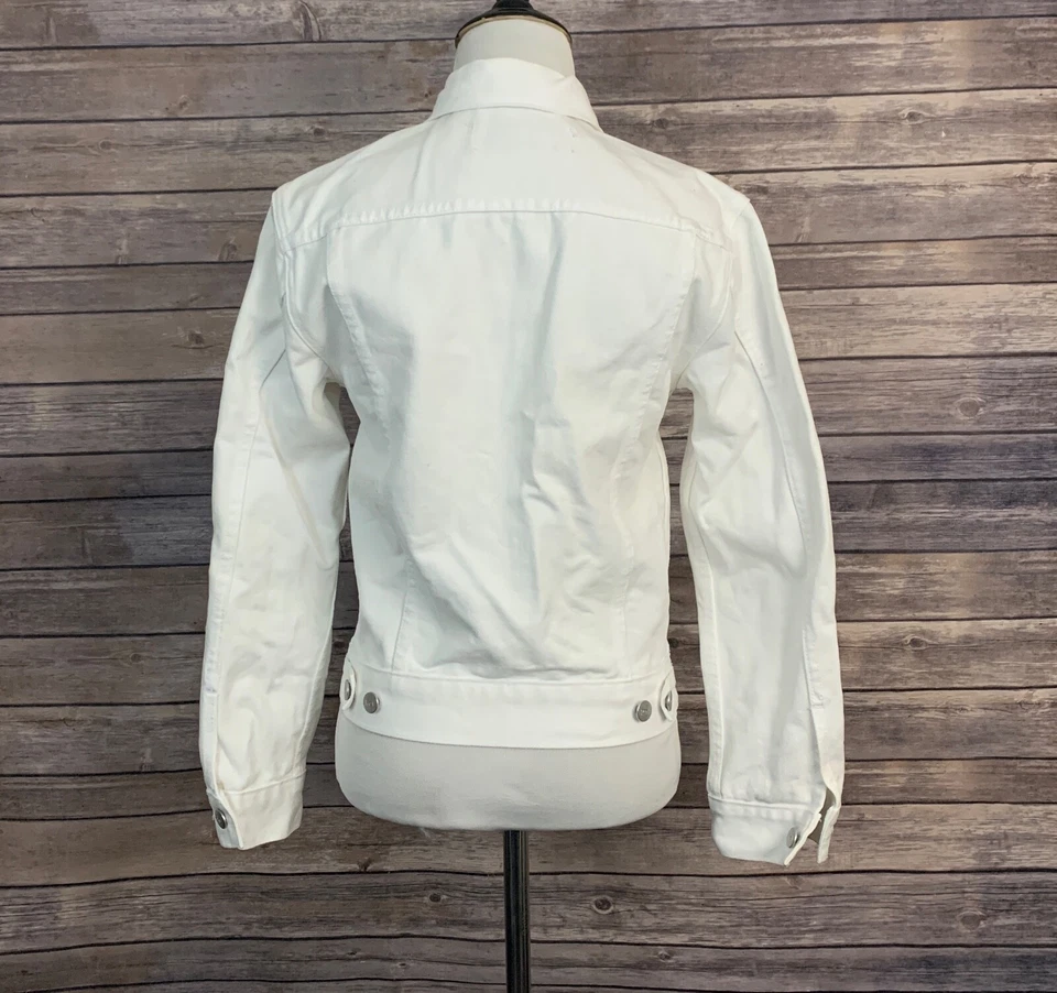 Chaqueta vaquera blanca Reformation (talla: XS)  Foto 4 de 4