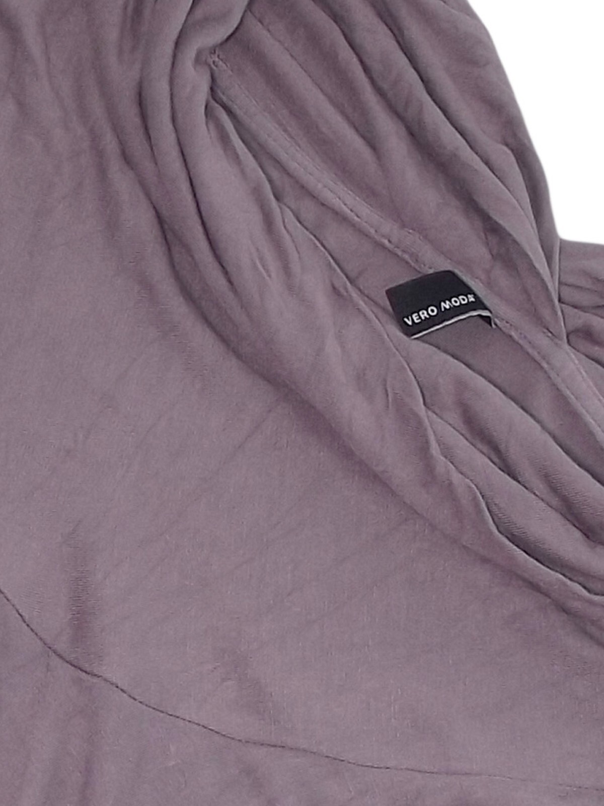 Vero Moda Maglia Donna Taglia 42 Medium Grigio Manica Lunga Scollo A Barchetta image 4