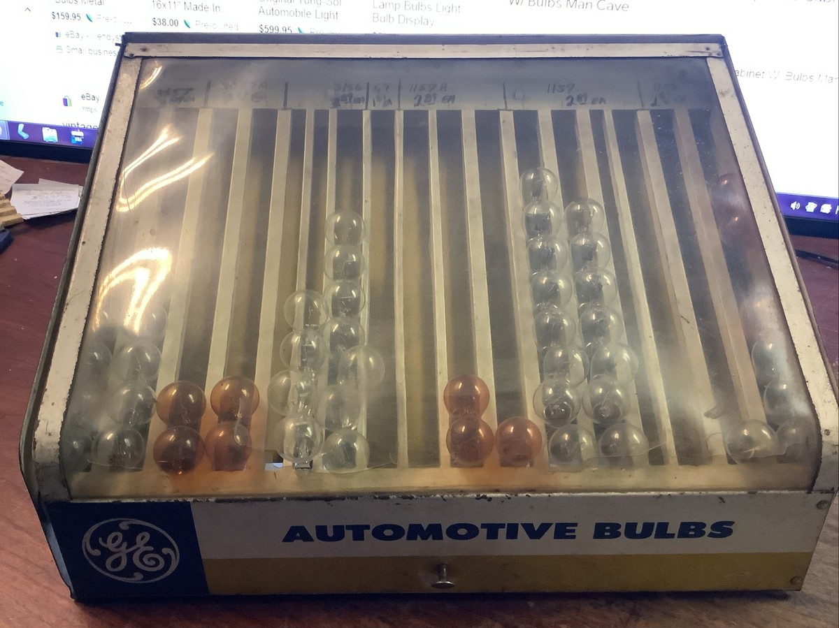 60's GE ゼネラルエレクトリック ビンテージ ディスプレー ケース 看板