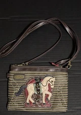 Chala Mini Crossbody Horse Adjustable Strap Handbag Purse