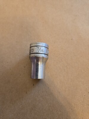 Snap-on USA 1/2″ Drive 7/16″ 12-Point Shallow Chrome Socket – SW141