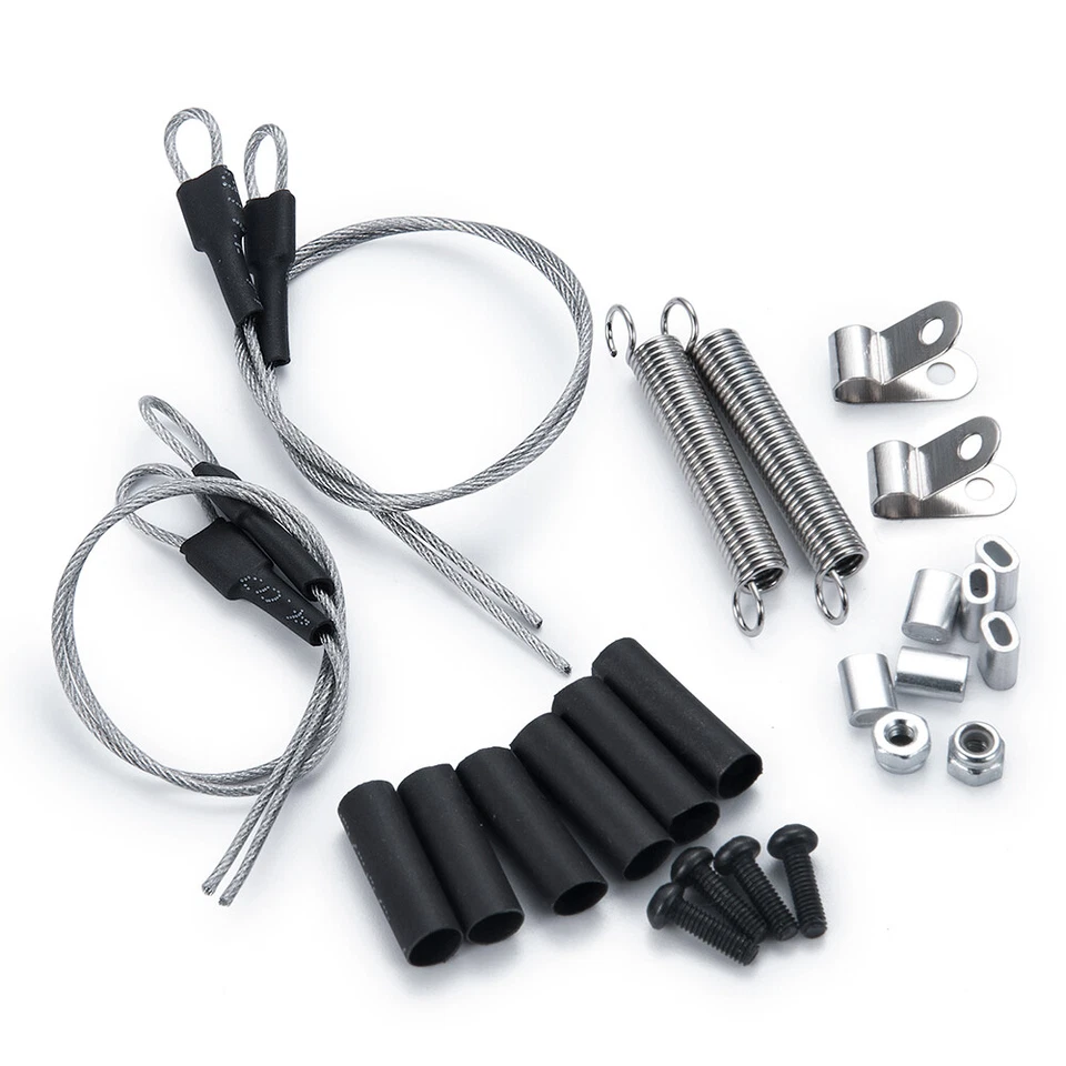 FLYXM Steel Crossing Wire Rope Car Body Shell Set for RC 1:6 SCX6 AXI05000 Car - Image 4 of 4