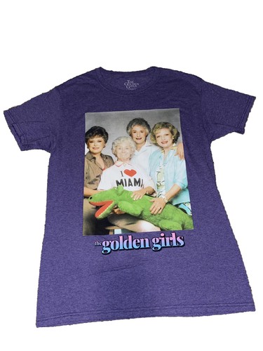The Golden Girls Purple Shirt- ABC Studios- Small- Betty White 90's Vintage Tee - Picture 2 of 10