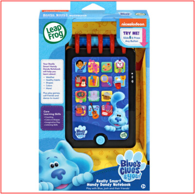 LeapFrog Blue's Clues Really Smart HANDY DANDY Notebook - Josh & Friends  NEW 