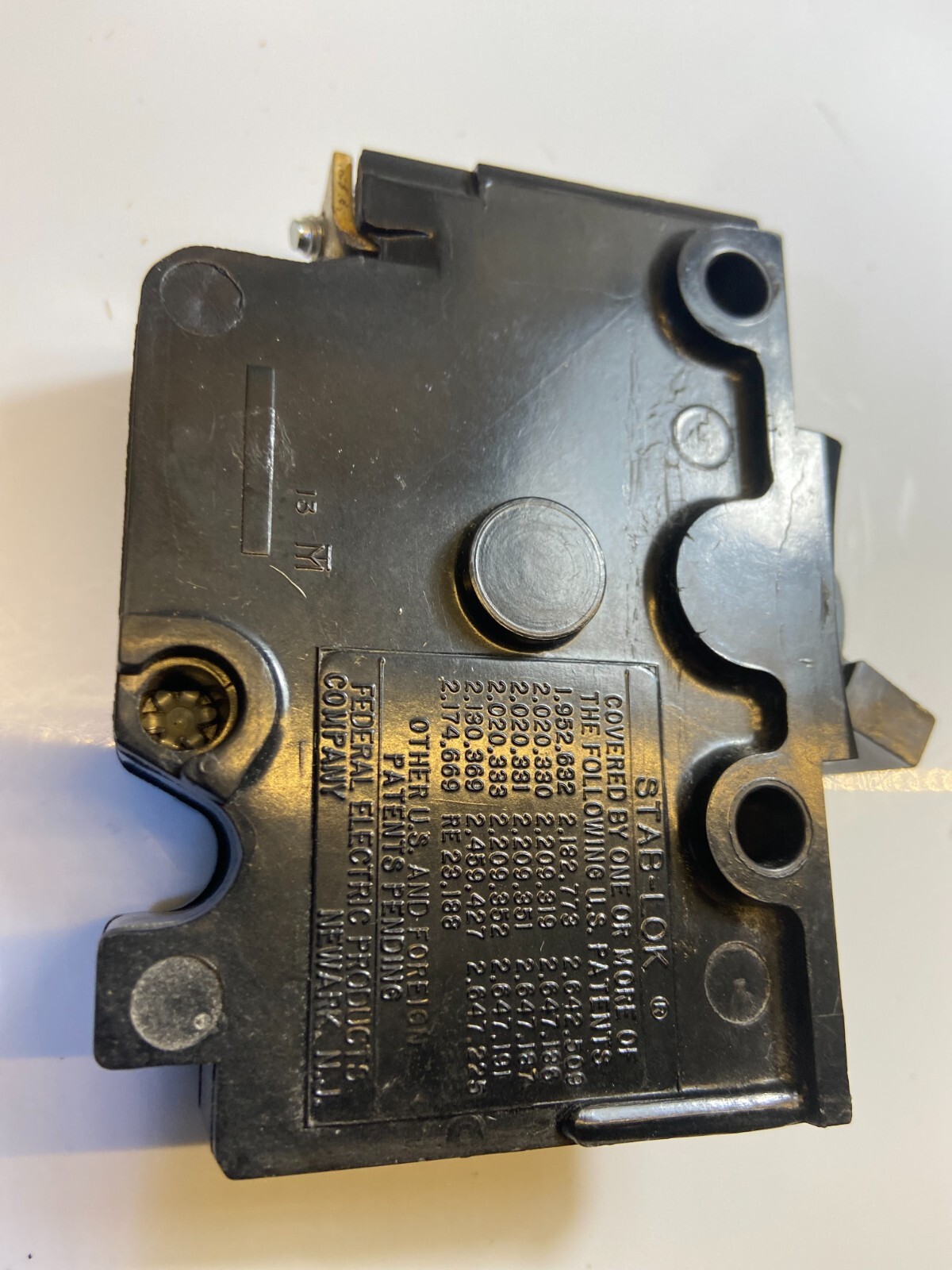 Federal Pacific FPE NB120 1-Pole 20-AMP Bolt-On 120/240V  TESTED 60-DAY WARRANTY