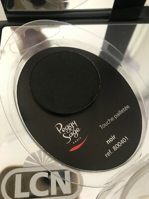 Recharge Fard à Paupières Peggy Sage – Noir Pailleté 800401 – 3 G – Neuf Original Longue Tenue
