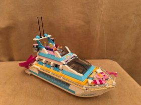 41015 LEGO Complete FRIENDS: Dolphin Cruiser boat all minifigures & manuals