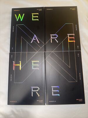 MONSTA X - 2nd Album Take 2: We Are Here Four Versions - Compete Set