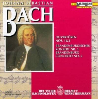 Masterpieces 2: Overtures 1  2 - Audio CD By Johann Sebastian Bach - VERY GOOD