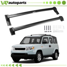 For Honda Element 2003-2011 Roof Rack Cross Bars Hole Black Top Well-made For Honda Element 2003-2011 Roof Rack Cross Bars Hole Black Top Well-made