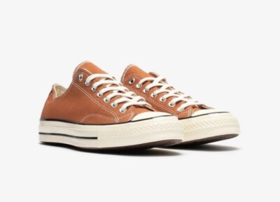 Converse Chuck 70 OX Tan Brown Lace Up Pumps Size UK EU REF