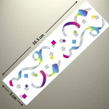 Mrs Grossman's Sticker - LIMITED EDITION - SILVER FOIL CONFETTI - Up to 20% off!