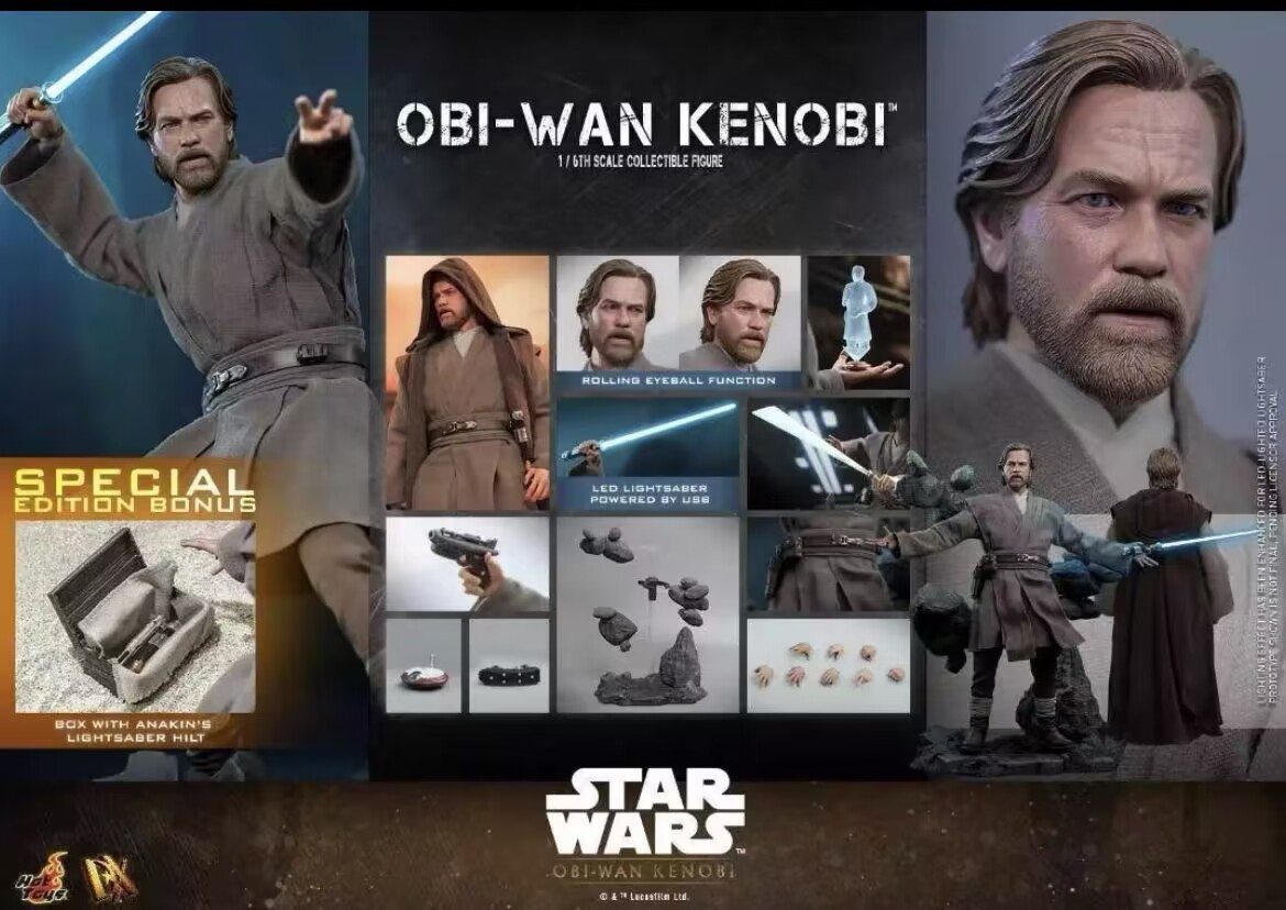 Hot Toys DX26B Star Wars Obi Wan Obi-Wan Kenobi 1/6 Special