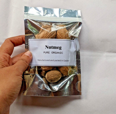 Ceylon Premium Nutmeg 100% Pure Organic Spice Product From Sri Lanka