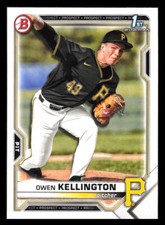 2021 Bowman Draft  Owen Kellington #BD-120 Pittsburgh Pirates