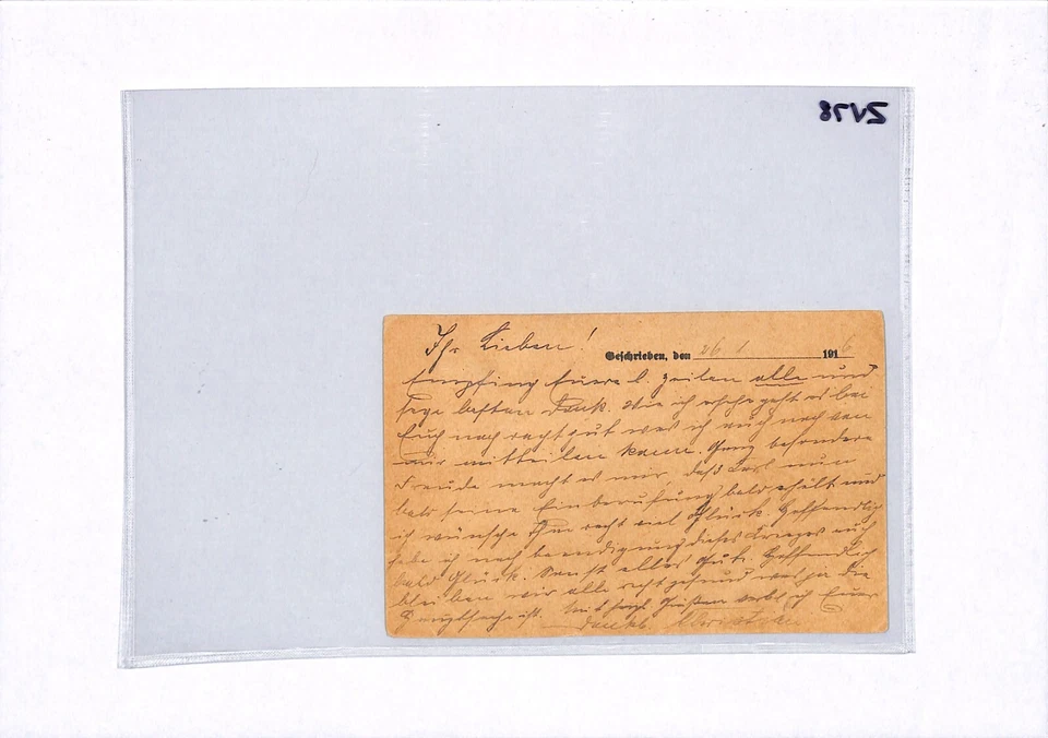 GERMANY WW1 Card Military FPO 5th Army 1916 Unit Cachet {samwells-covers}ZV78 - Image 4 of 4