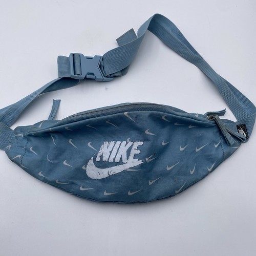 NIKE JORDAN HERITAGE WAISTPACK Crossbody Travel BLUE Men Women ZIP Fanny Bag