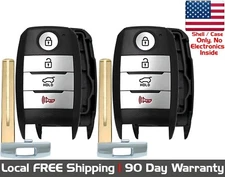 2x New Replacement Key Fob Remote SHELL / CASE For 2016-2020 Kia Sportage