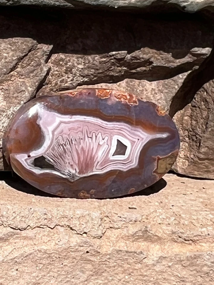 Purple Passion Agate Cabochon - Image 4 of 4