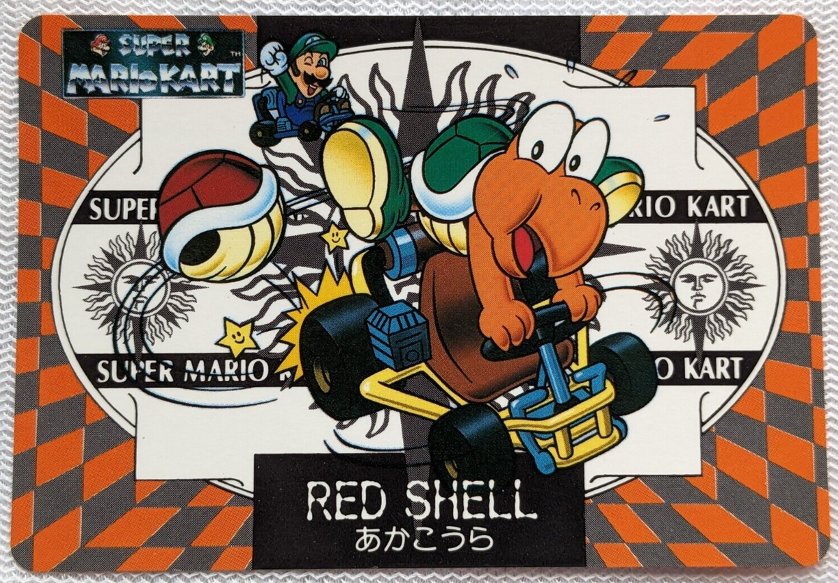 Koopa Troopa Super Mario Kart Banpresto No.18 Japanese Card 1993