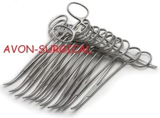 NEW PREMIUM GRADE PACK OF 12 RANKIN CRILE HEMOSTAT LOCKING FORCEPS CVD TIP 5.5"