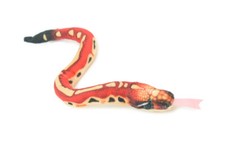 Snake Toy, Red Boa constrictor, Plush, Stuffed Animal, Soft, Gift, 12" WR01 B306