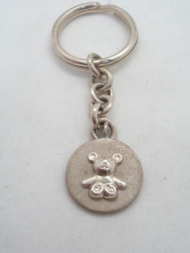 Porte-clés Pour Homme En Argent 925 Massif Avec Insert En Bois D'ébène - Fait Main En Italie