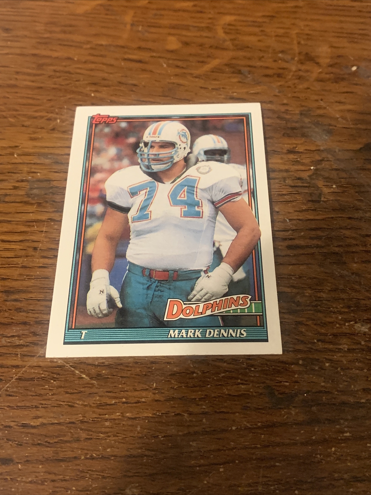 1991 Topps NFL Mark Dennis #108