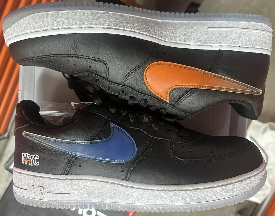 Nike Air Force 1 Low Kith Knicks Away Negro Jordan Yeezy LOX Foto 2 de 4