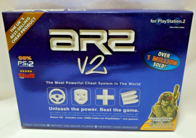 DATEL ACTION REPLAY 2 version 2 cheat system & memory card manager Playstation 2