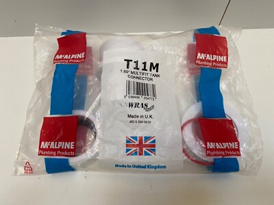 NEU McAlpine 1,5'' Multifit Tankanschluss T11M