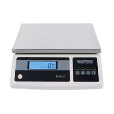 U.S. Solid Tabletop Bench Scale 46x0.002lb / 21kgx1g Stainless Steel Platform