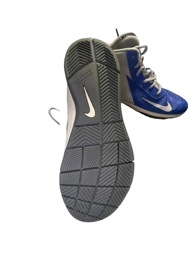 Nike Team Hustle Game Royal / White-Wolf Grey-Black Kid US 3y - Picture 2 of 2
