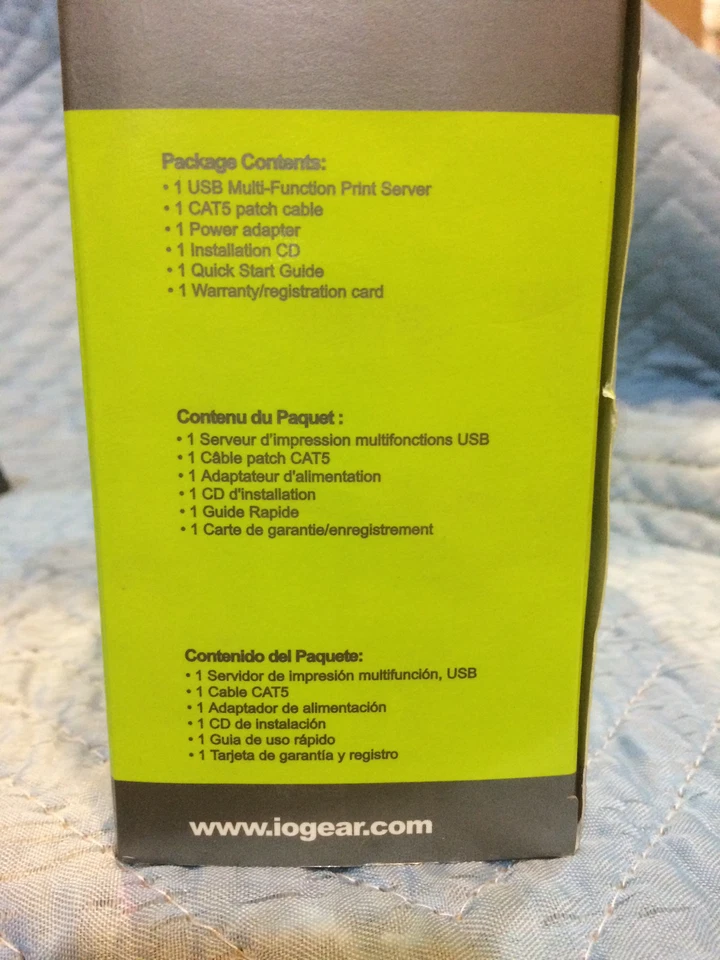 IOGEAR GMFPSU01 Multi-Function Print Server - Image 3 of 4