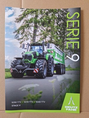 Deutz Fahr Serie 9  04/25   Prospekt   Traktor Schlepper